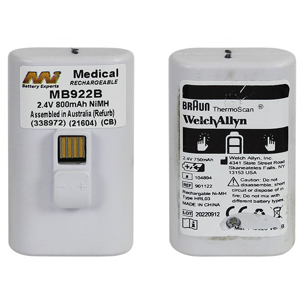 MI Battery Experts MB922B Medical battery suitable for Welch Allyn for